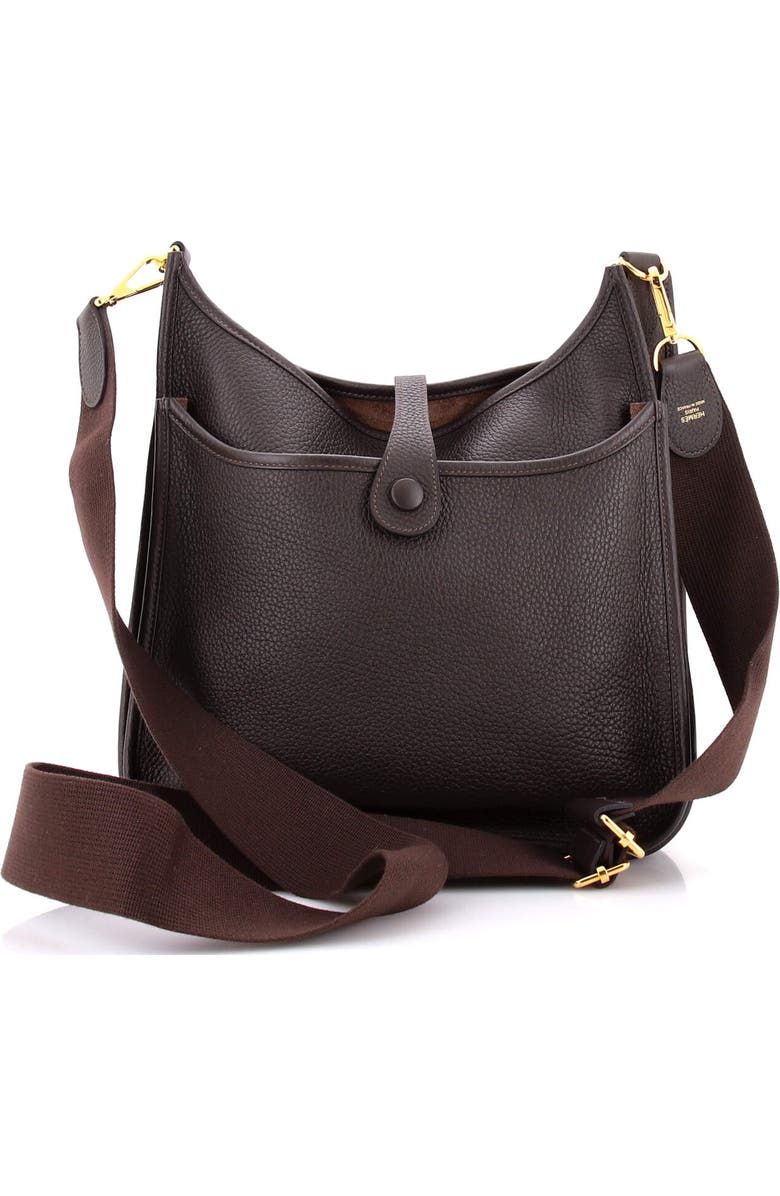 Pre-Owned Hermes Evelyne Bag Gen III Clemence PM, Alternate, color, Havane