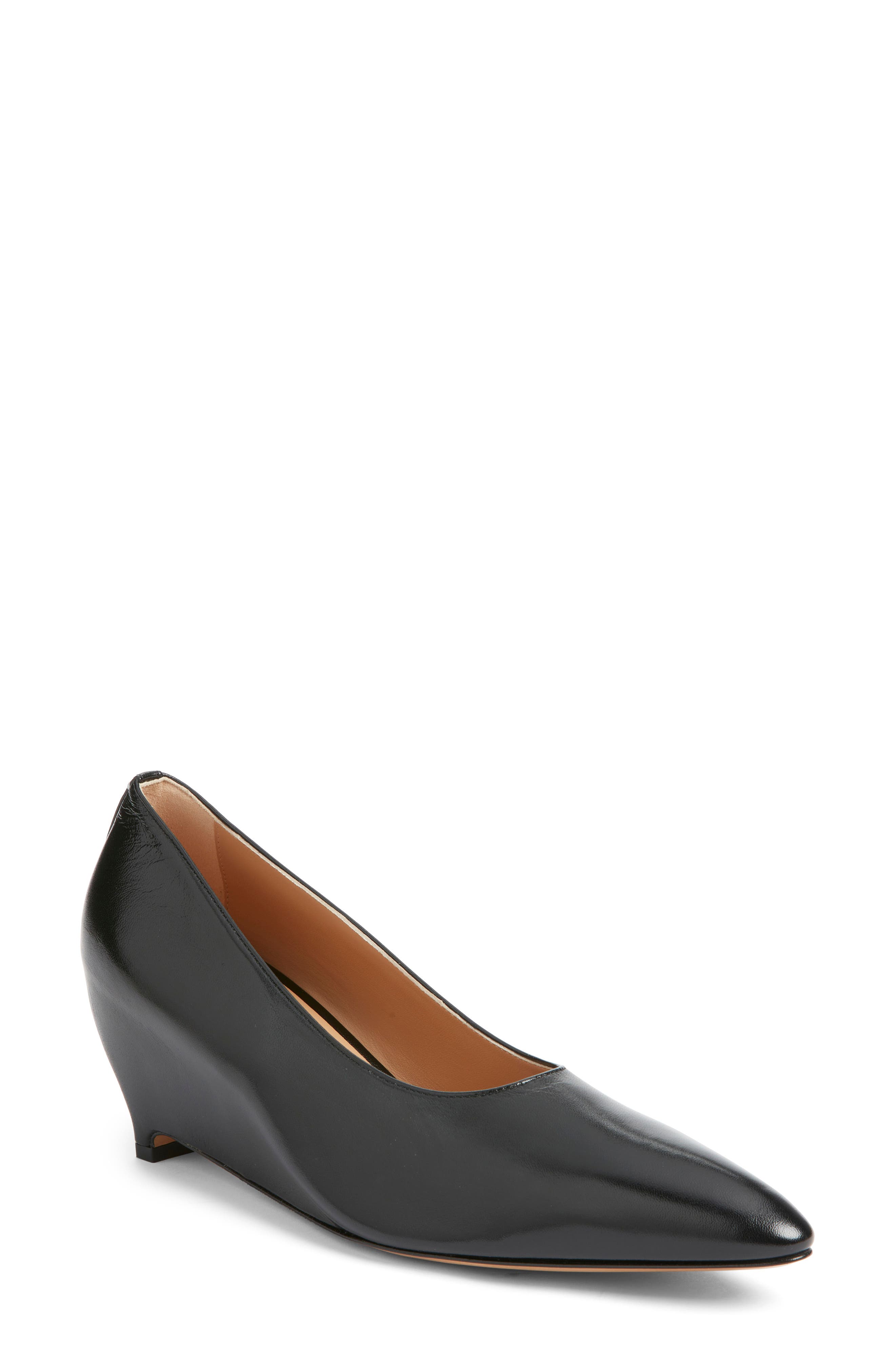 Maison Margiela Wedge Pointed Toe Pump, Main, color, Black