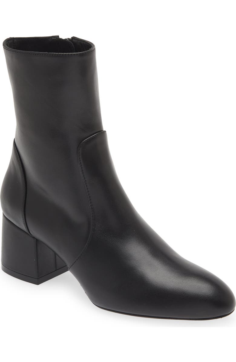 Stuart Weitzman Flareblock 60 Zip Bootie, Main, color,