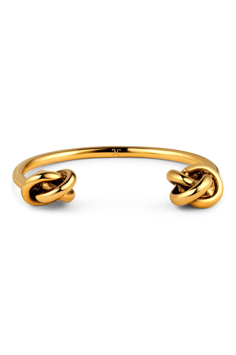 Love Knot Cuff Bracelet, Alternate, color, 14K GOLD