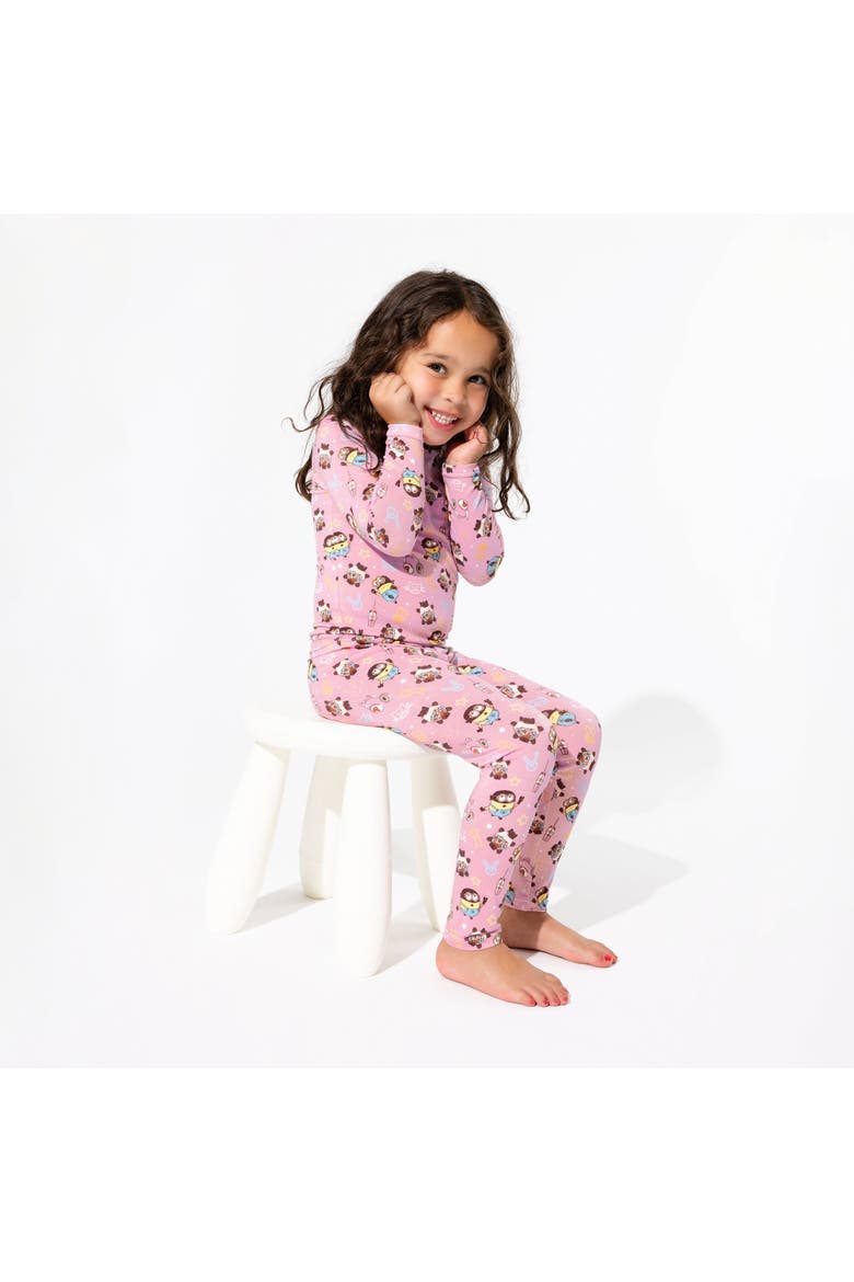 Kids' Minions Popping Set of 2 Piece Pajamas, Alternate, color, Minions Popping