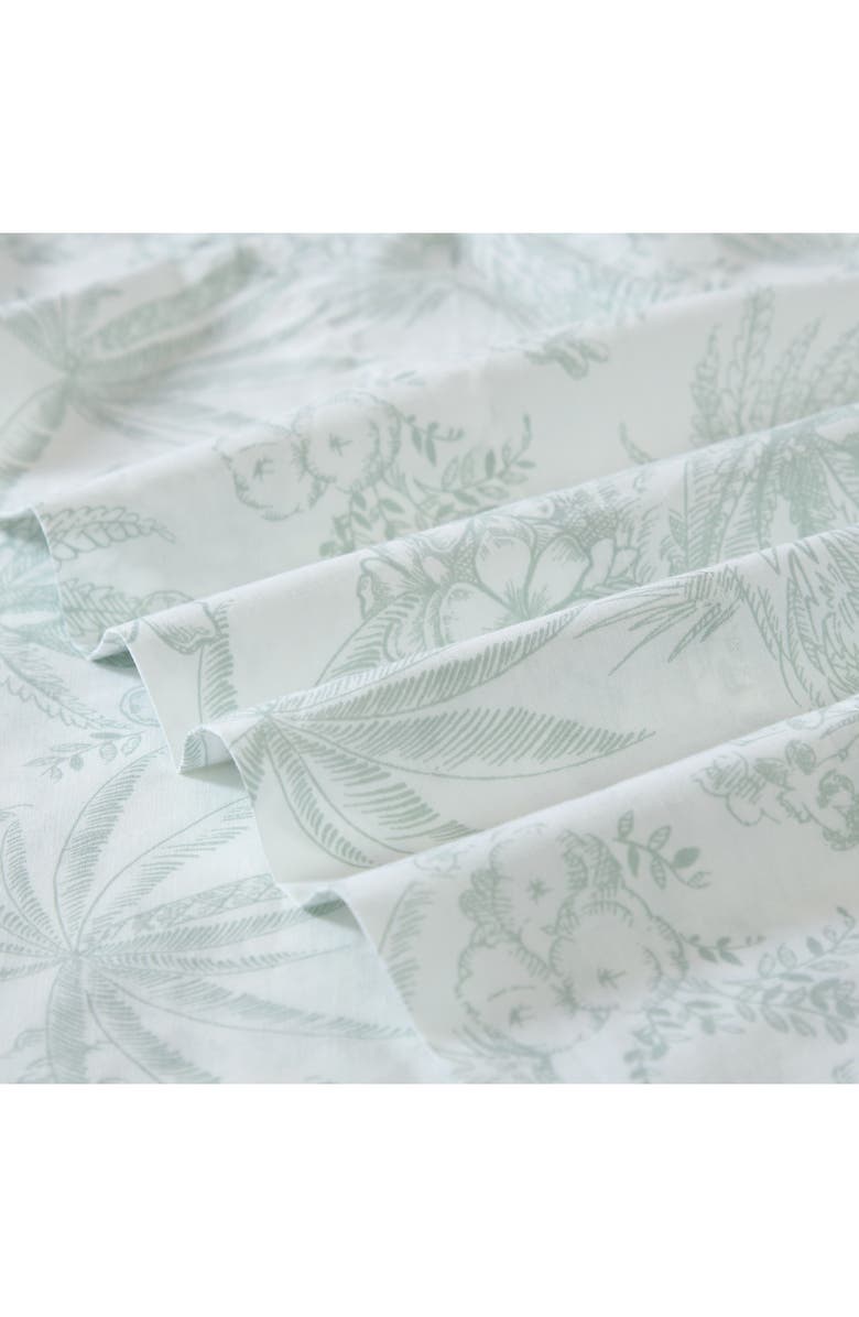 Tommy Bahama Pen & Ink Palm Sheet Set, Alternate, color, Green