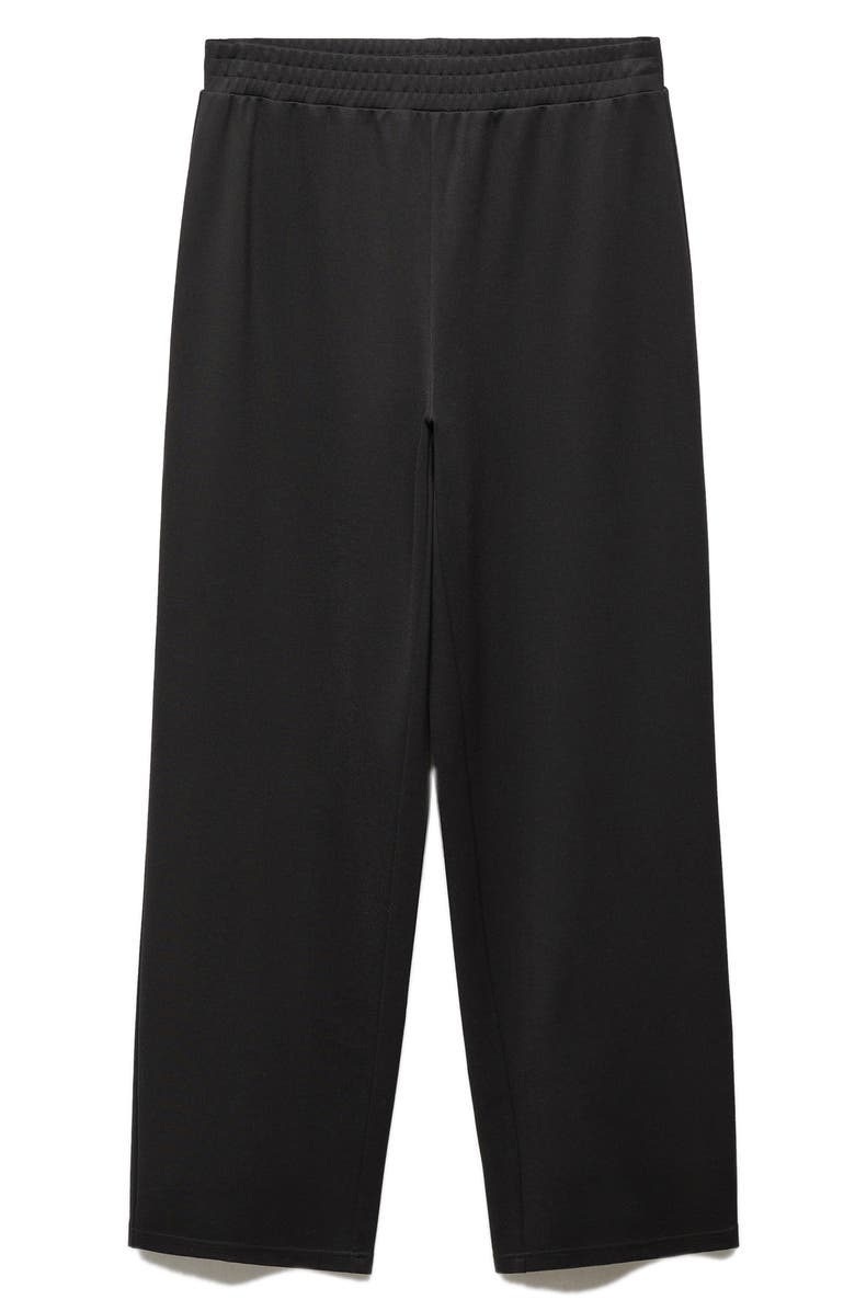 MANGO Straight Leg Knit Pants, Alternate, color, 