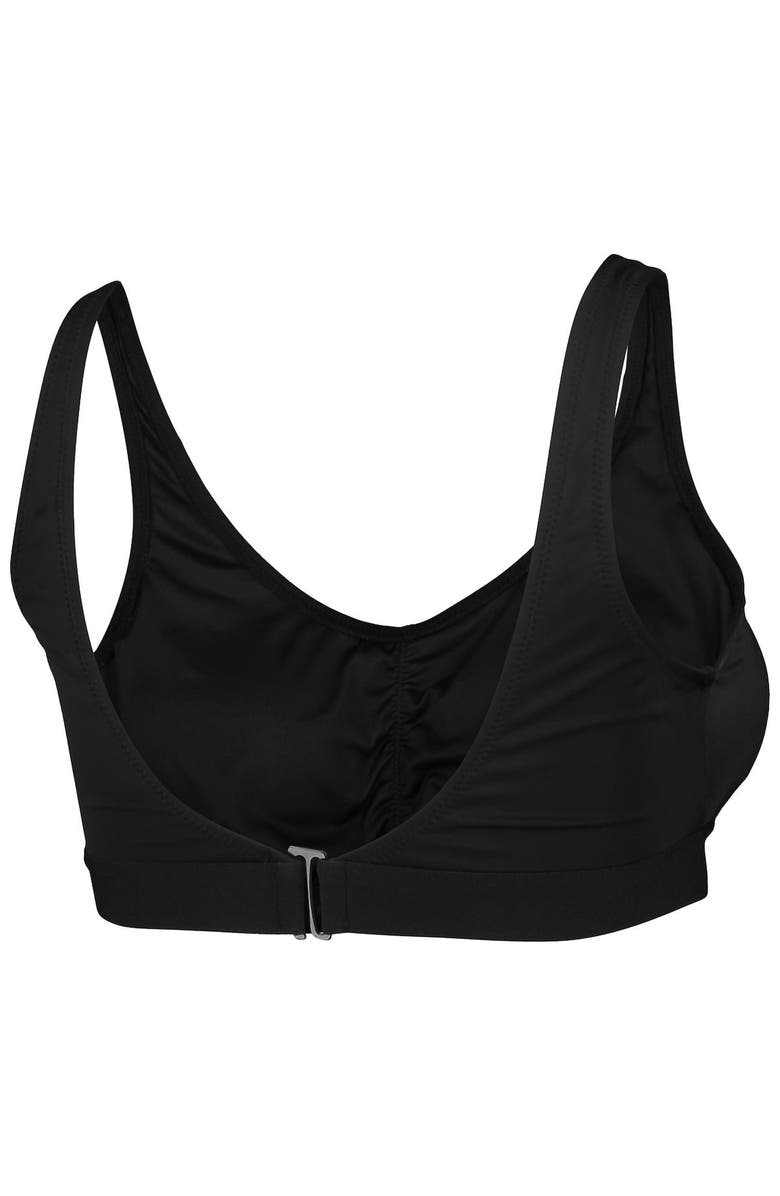 G-III SPORTS BY CARL BANKS Women's G-III Sports by Carl Banks Black Chicago Cubs All-Star Bikini Top, Alternate, color,