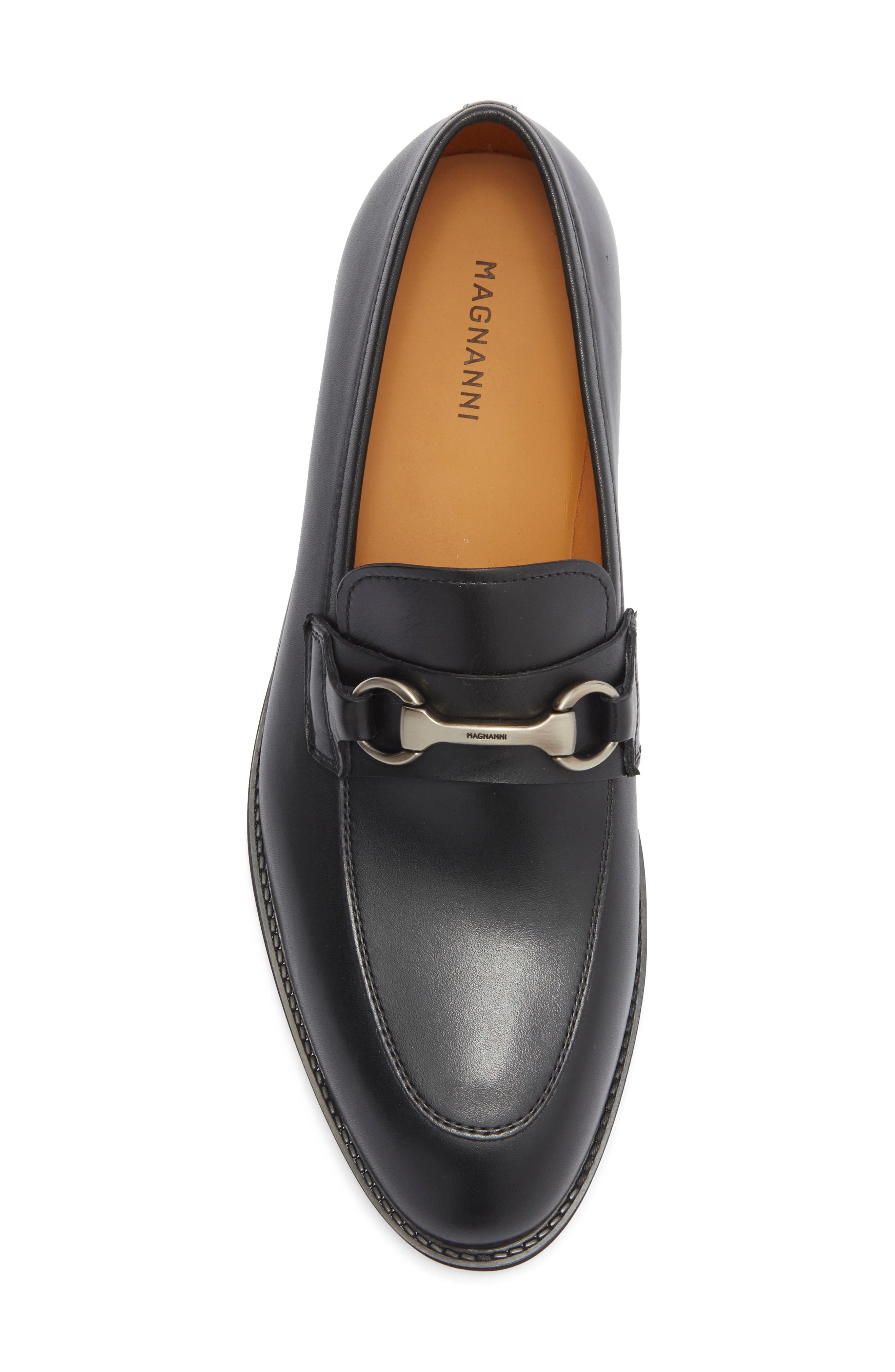 Magnanni Eddison Bit Loafer, Alternate, color, Black