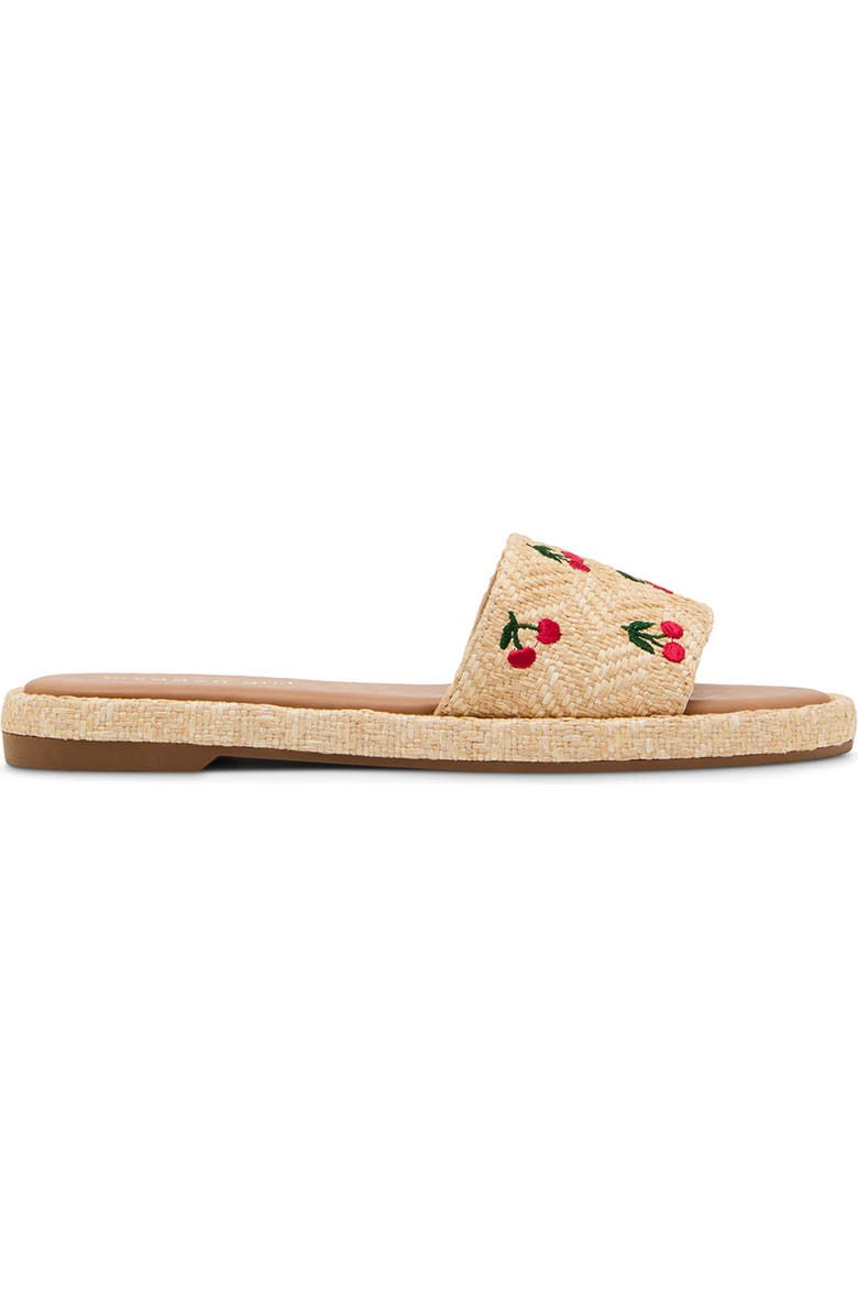 Madden Girl <p>Addie Embroidered Slide Sandal (Women)</p>, Alternate, color, Cherries