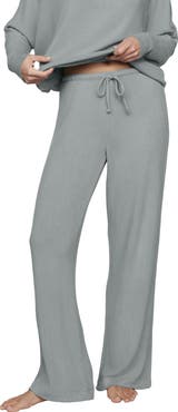 Eberjey Cozy Time Straight Leg Lounge Pants