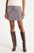Veronica Beard Ford Tweed Miniskirt