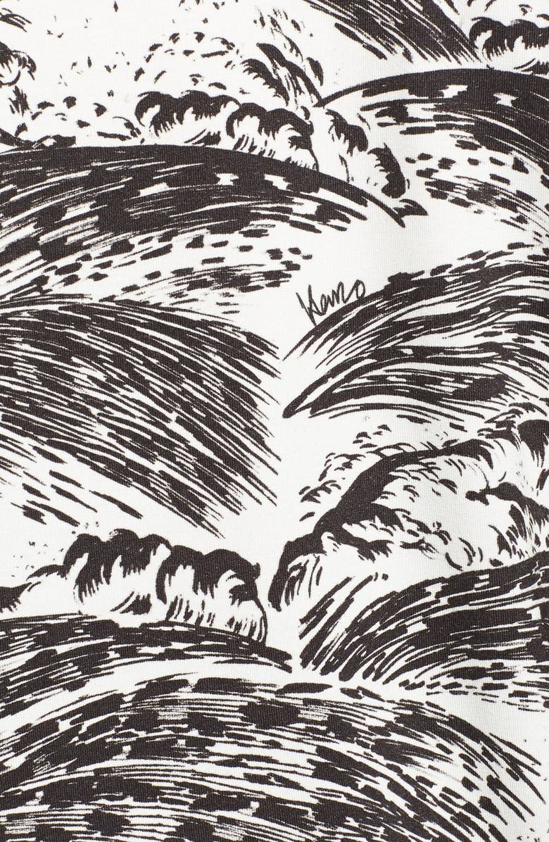 KENZO Wave Print Tank, Alternate, color, 