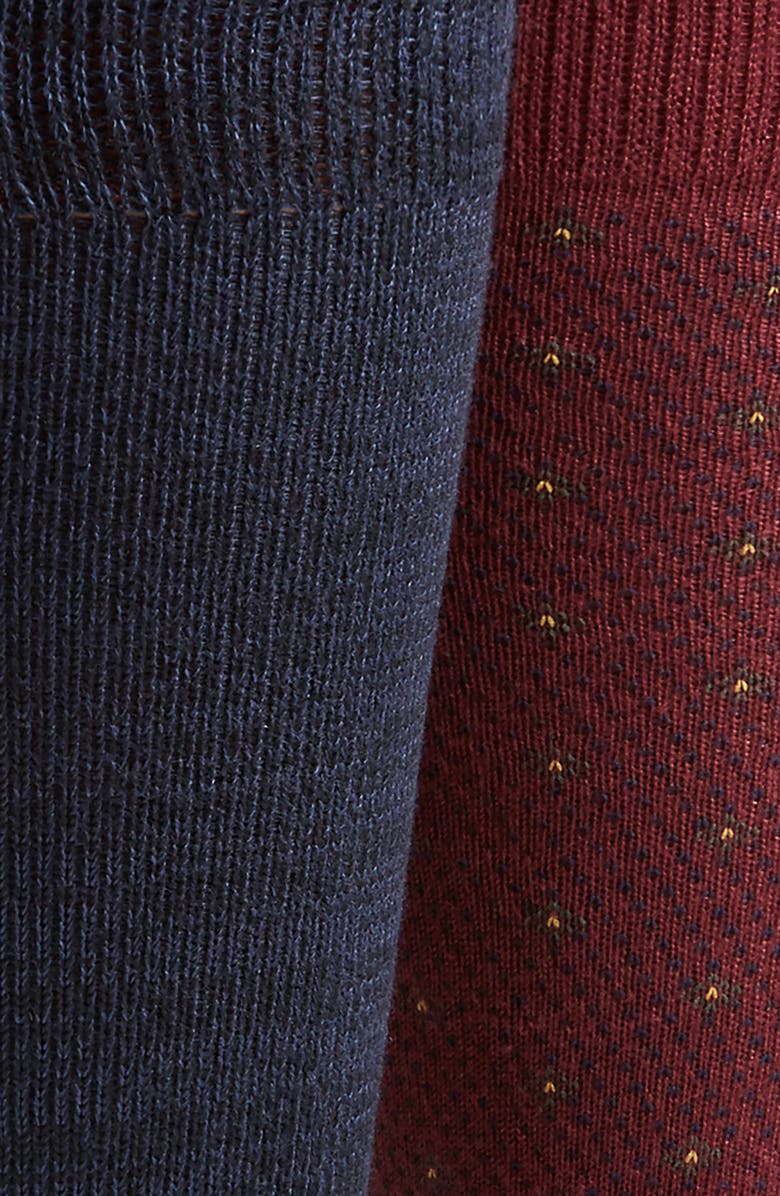 Polo Ralph Lauren Assorted 3-Pack Supersoft Dress Socks, Alternate, color,