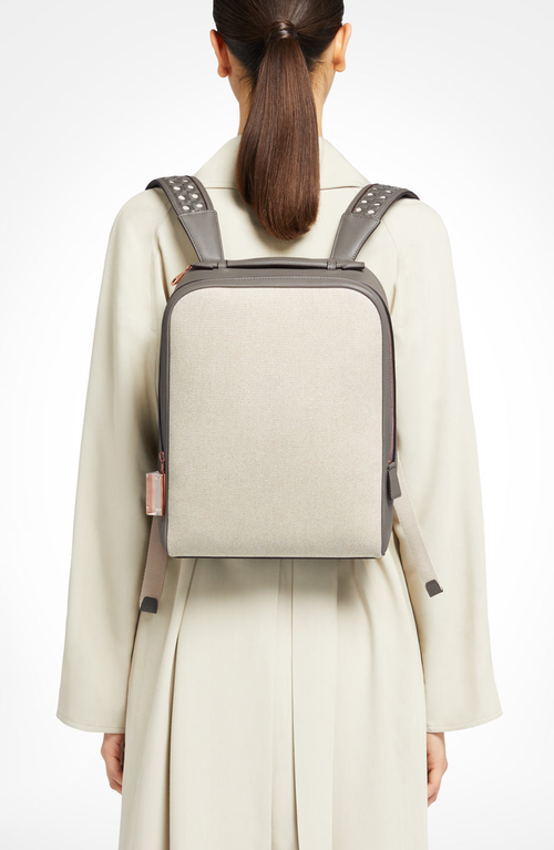 Aviteur Cristallo Mini Backpack In Gray