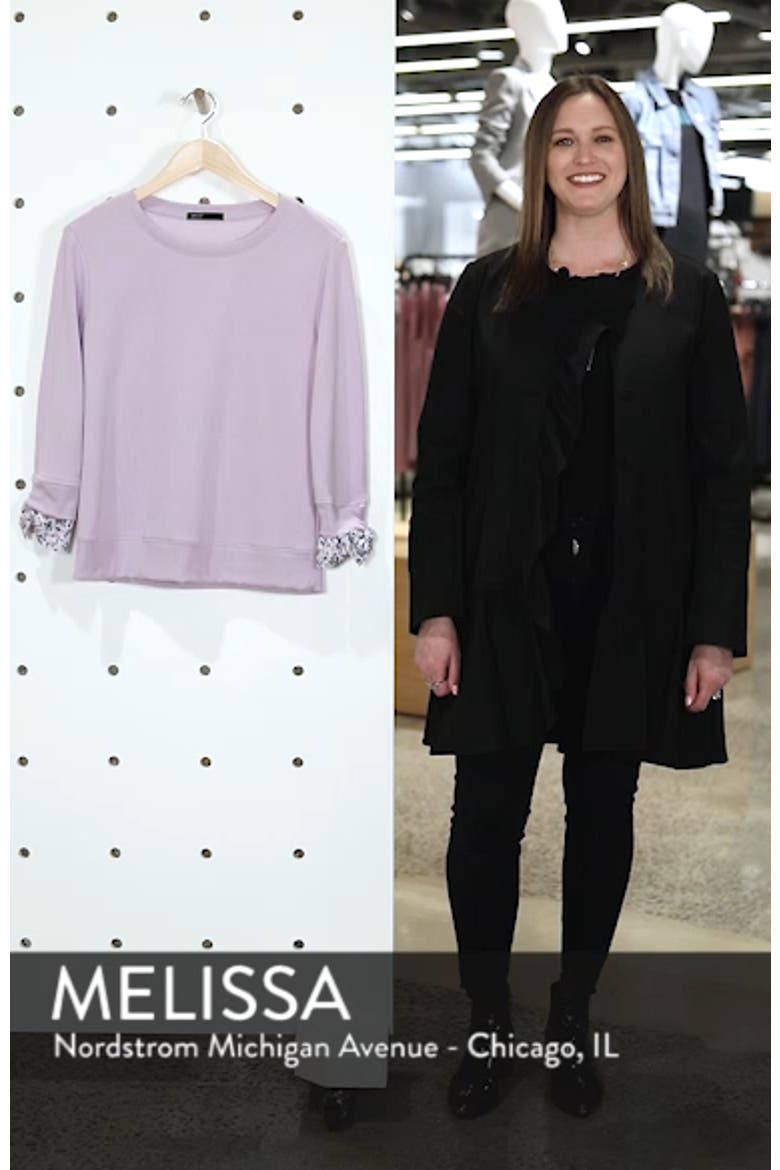 Gibson Poplin Cuff Sweatshirt video