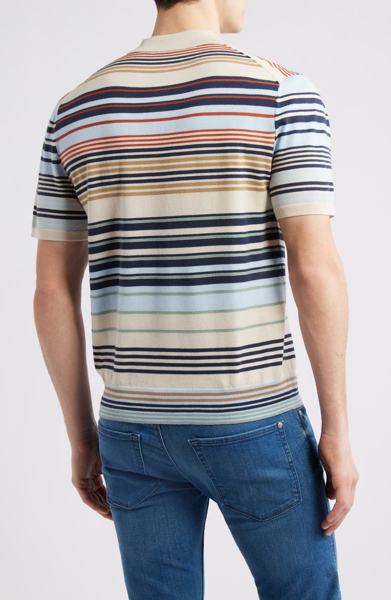 Paul Smith Merino Wool Polo Sweater, Alternate, color, 