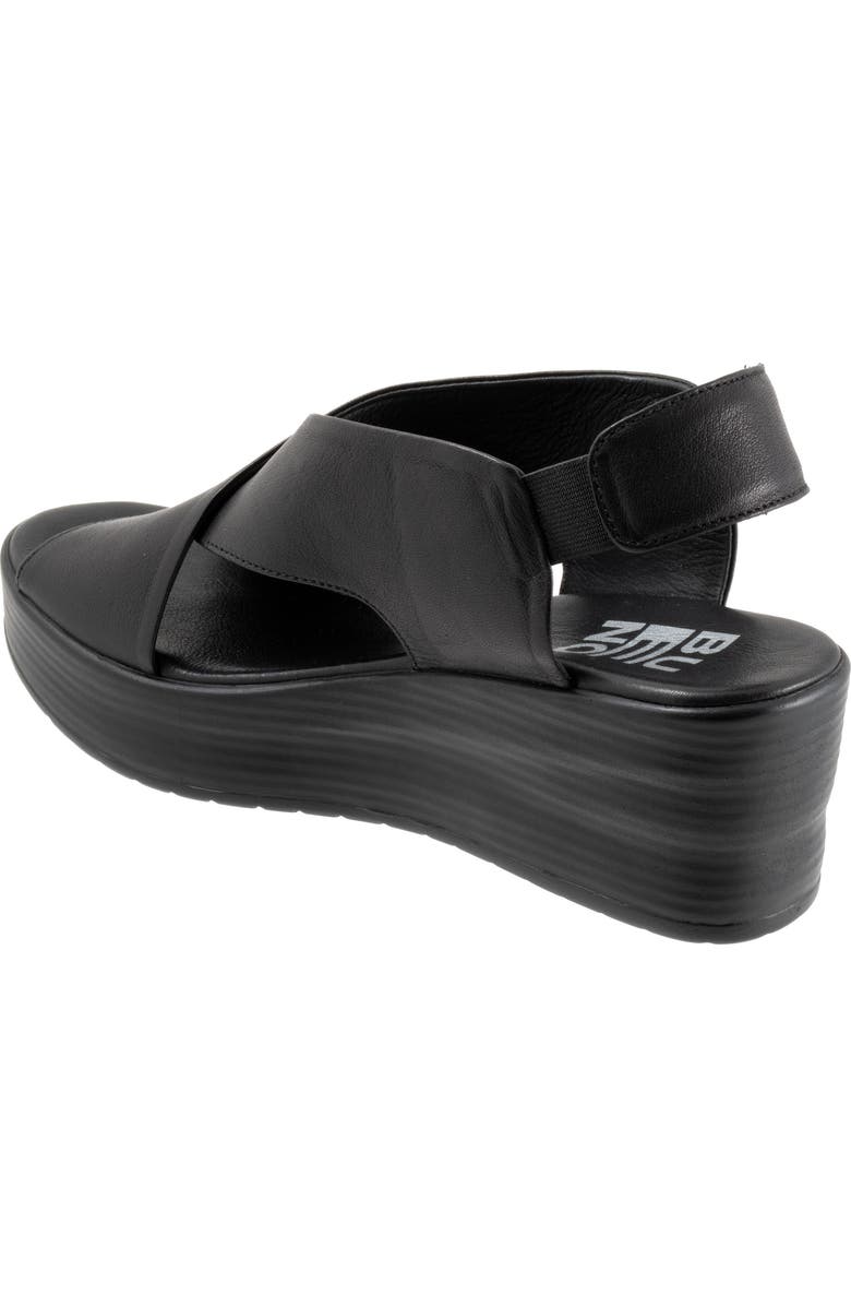 Bueno Naomi Platform Wedge Sandal, Alternate, color, Black