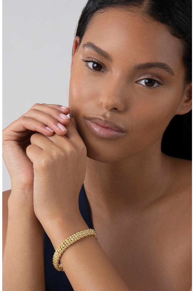 Caviar Gold Rope Bracelet, Alternate, color, GOLD
