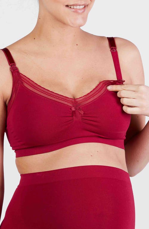 Cache Coeur Milk Maternity And Nursing Seamless Bra In Animal Print