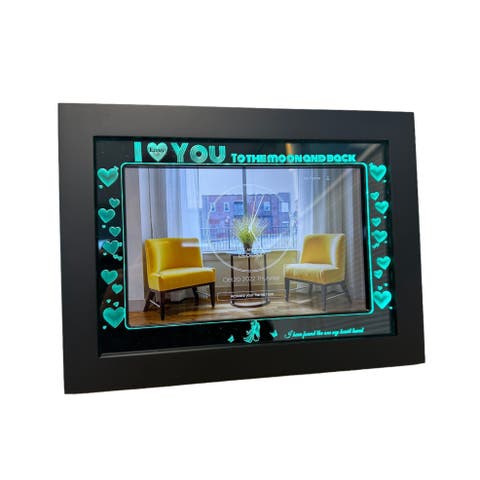 WiFi RGB Lighting Digital Photo Frame 10.1"