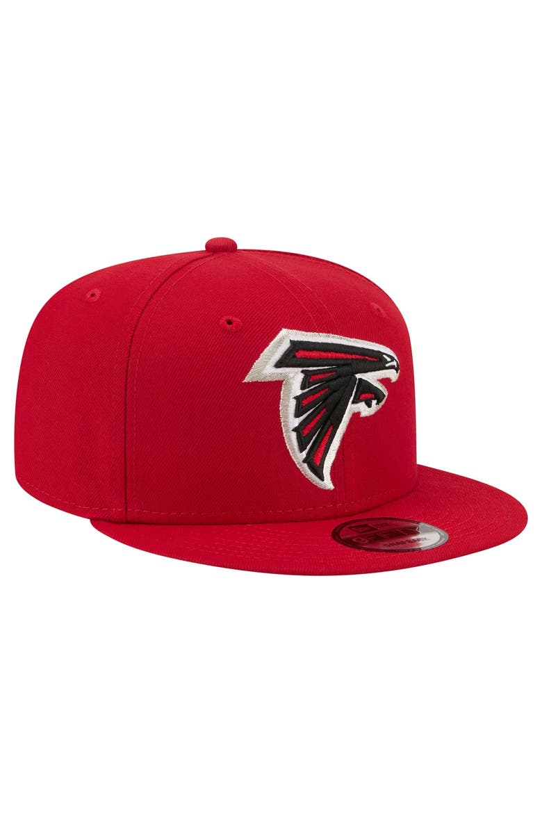 Men's New Era  Red Atlanta Falcons 9FIFTY Snapback Hat, Alternate, color, Red