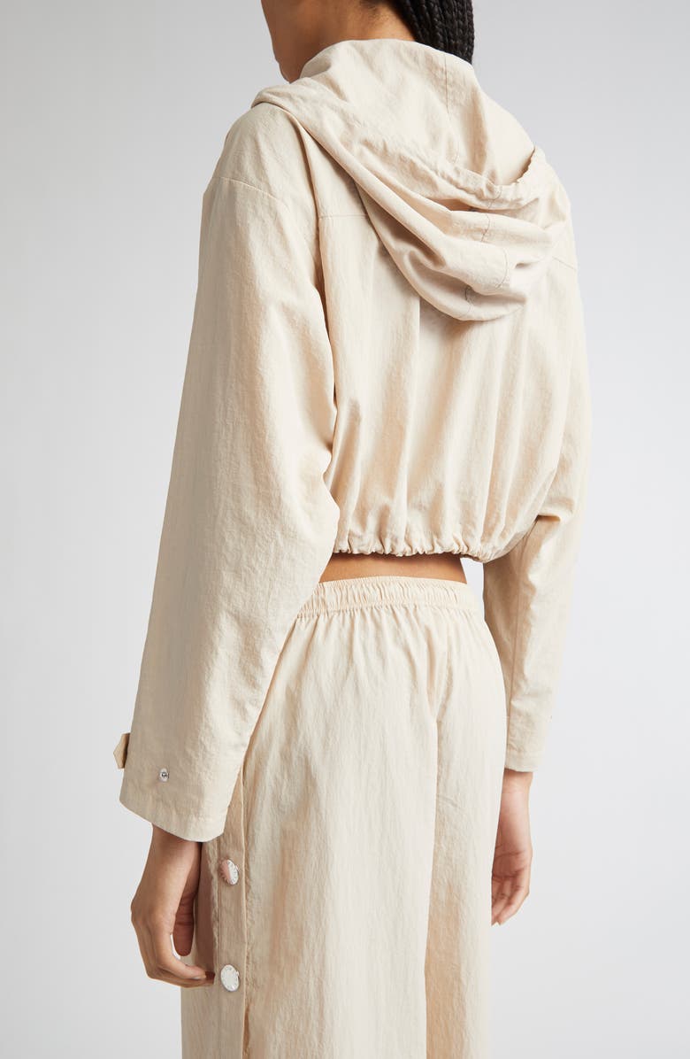 L'AGENCE Bronwyn Water Repellent Crop Anorak, Alternate, color, Cement