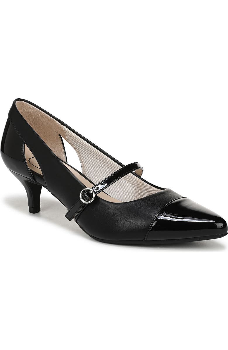 LifeStride Mariana Kitten Heel Pump, Main, color, Black