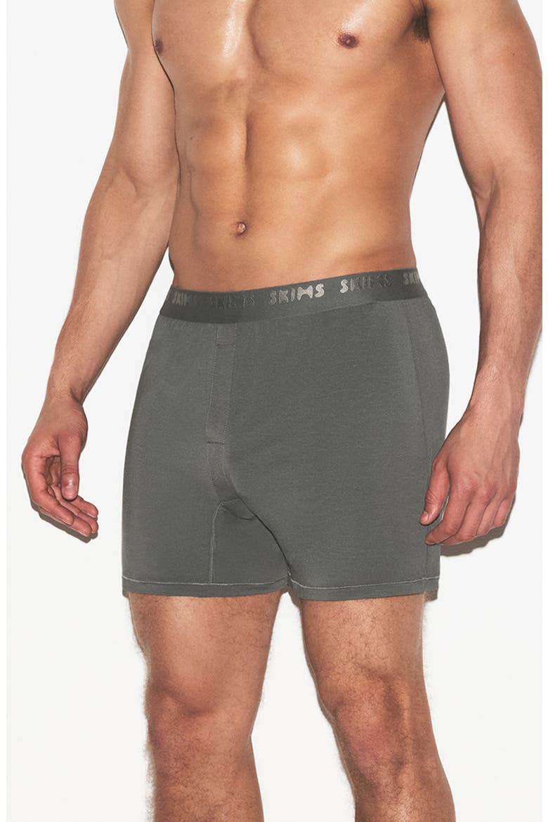 Stretch 3-Pack Knit Boxers, Alternate, color, GUNMETAL MULTI
