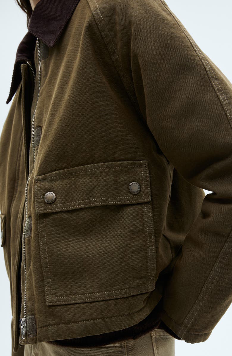 MANGO Denim Utility Jacket, Alternate, color, 