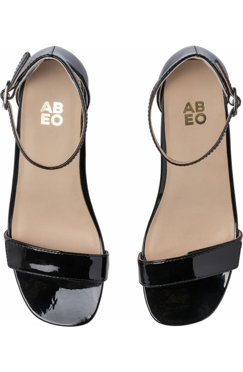 ABEO Avenue Strap Heels, Alternate, color, Black Patent - Regular