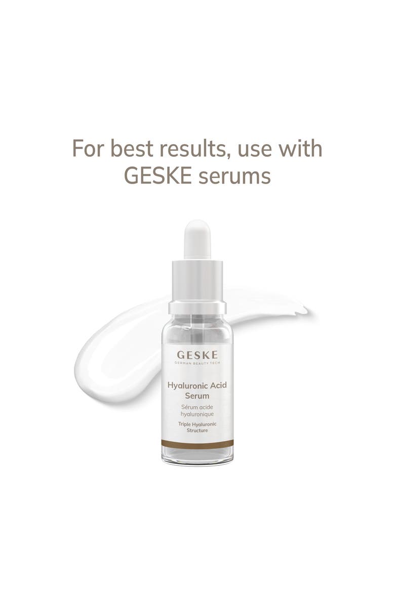 GESKE SmartAppGuided Cool & Warm Eye & Face Massager | 7 in 1, Alternate, color, Black