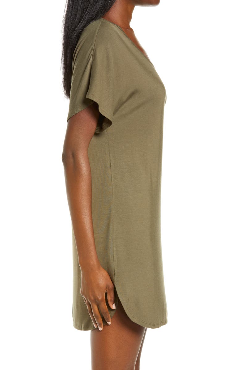 Nordstrom Moonlight Dolman Sleeve Nightshirt, Alternate, color,