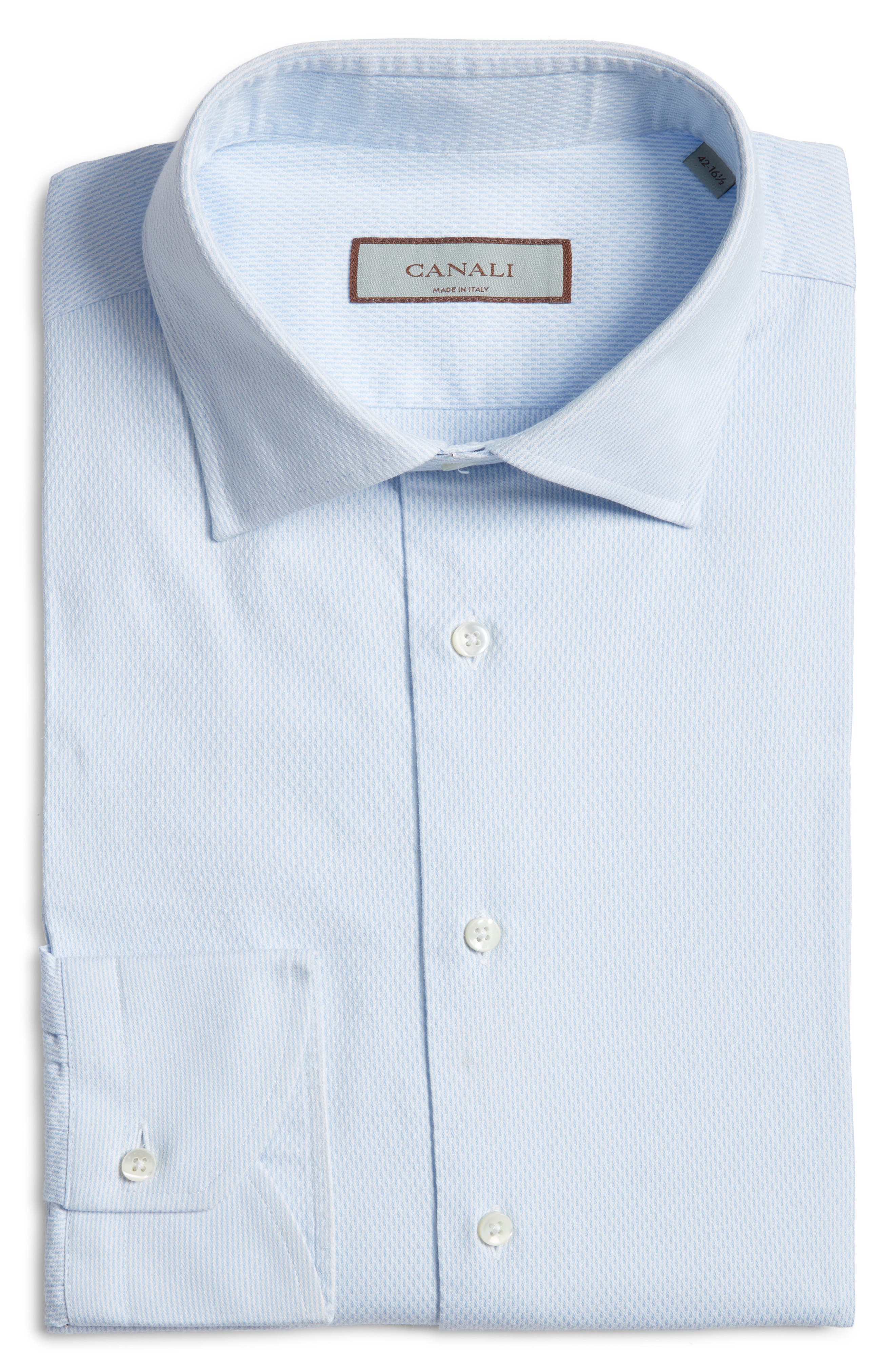 Canali Impeccabile Regular Fit Dress Shirt