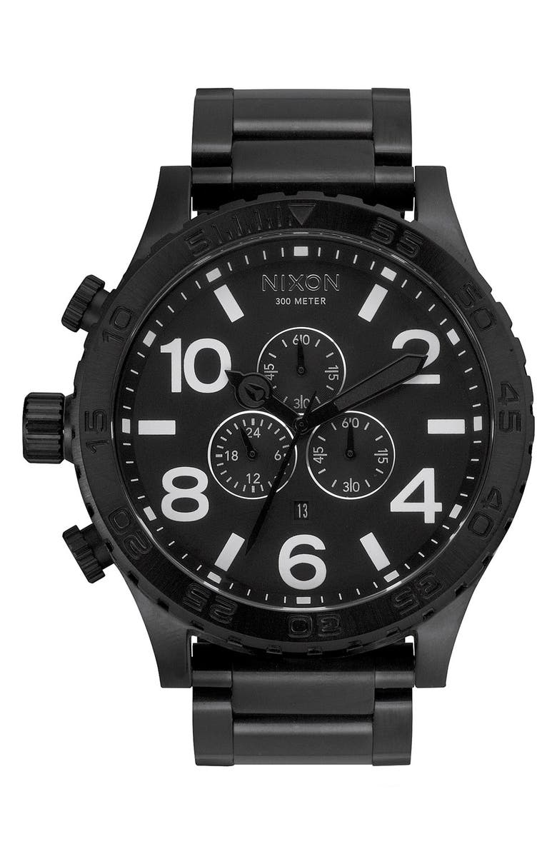 Nixon 'The 51-30 Chrono' Watch, 51mm, Alternate, color,