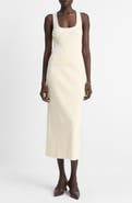 Vince Rib Sweater Midi Skirt