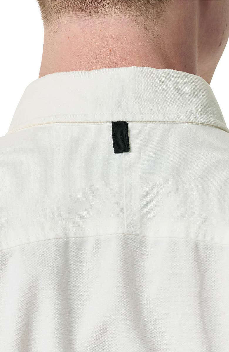 rag & bone Tomlin Cotton Dobby Button-Up Shirt, Alternate, color, White