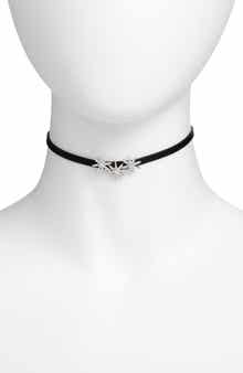 CZ by Kenneth Jay Lane Three Starburst Choker