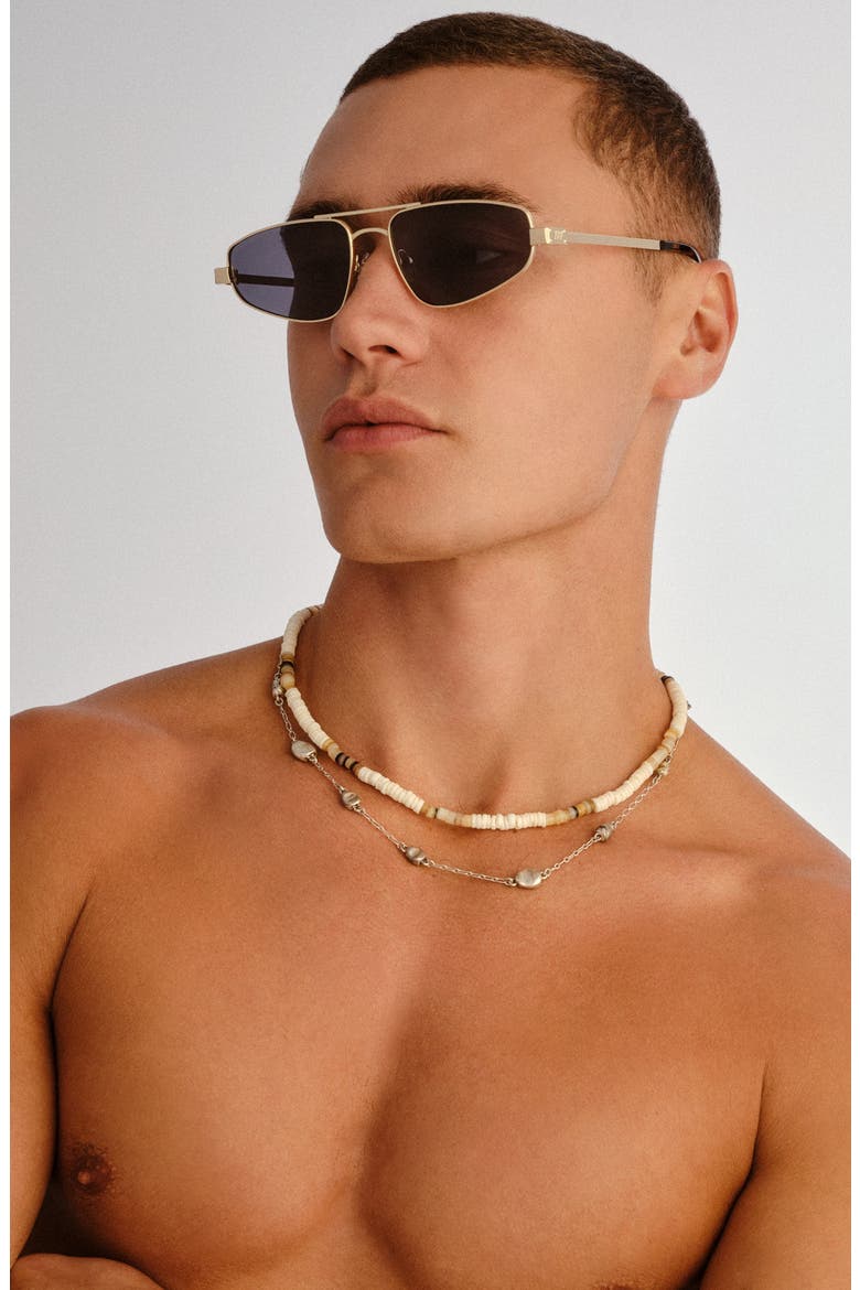 Treausure 59mm Oval Sunglasses, Alternate, color, GOLD / SMOKE MONO
