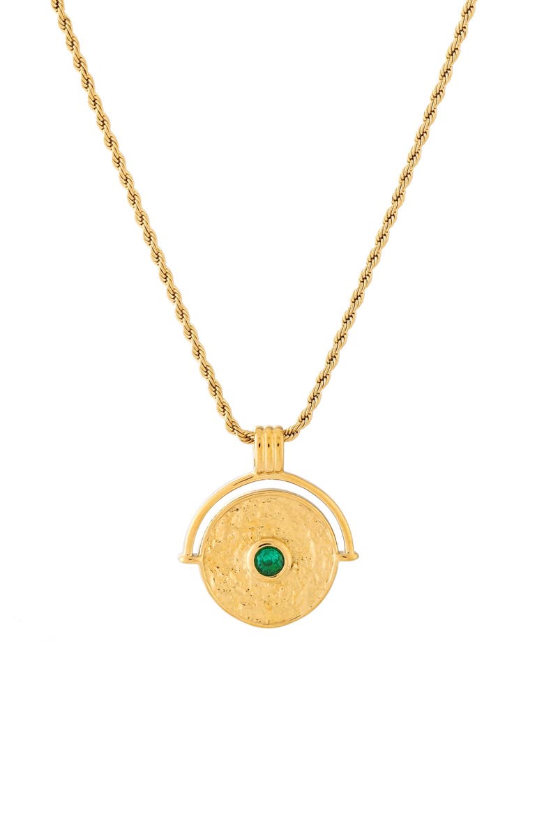 Gaia Necklace, Main, color, Gold
