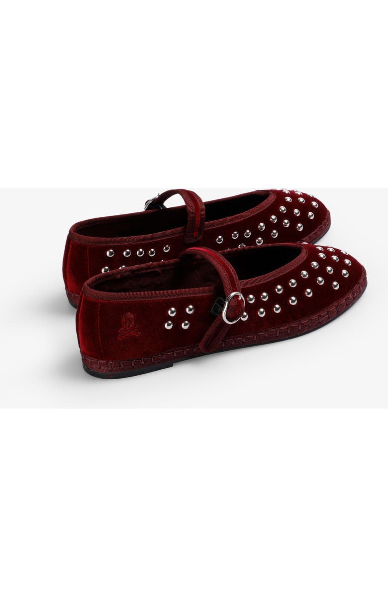 Scalpers Scstudsstrap Slipper, Alternate, color, Burgundy
