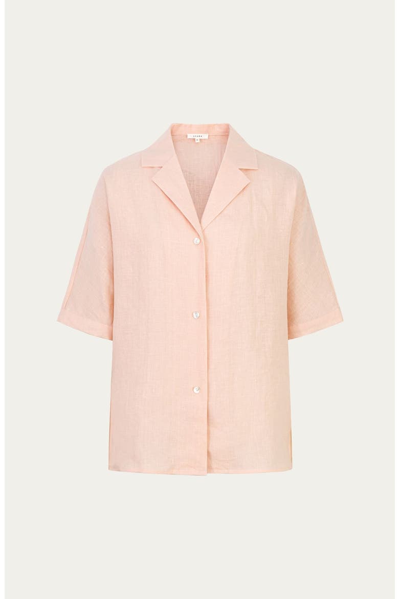 Hemp Camp Shirt, Alternate, color, Light Peach