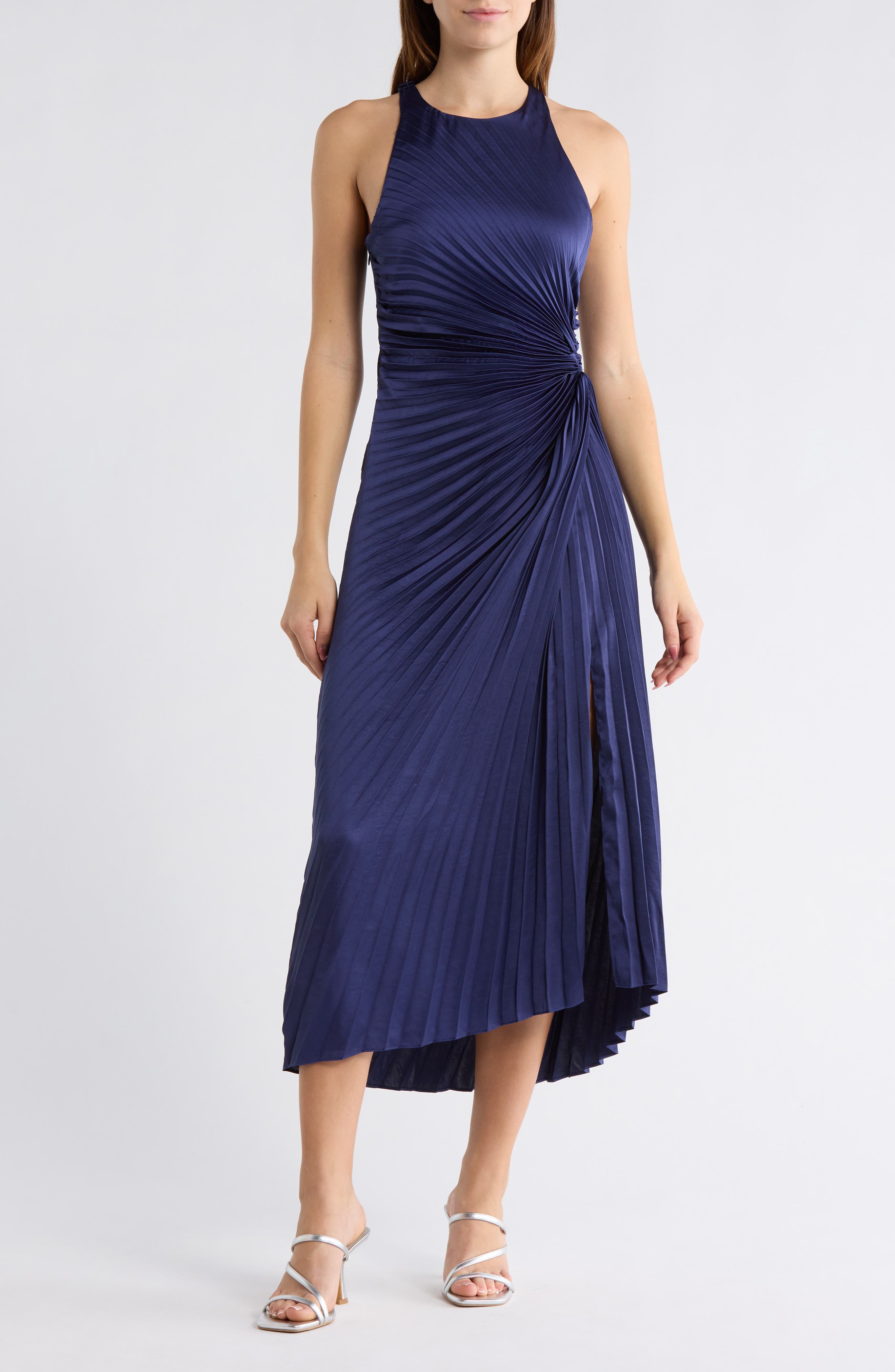 A.L.C. Reagan Asymmetric Pleat Dress