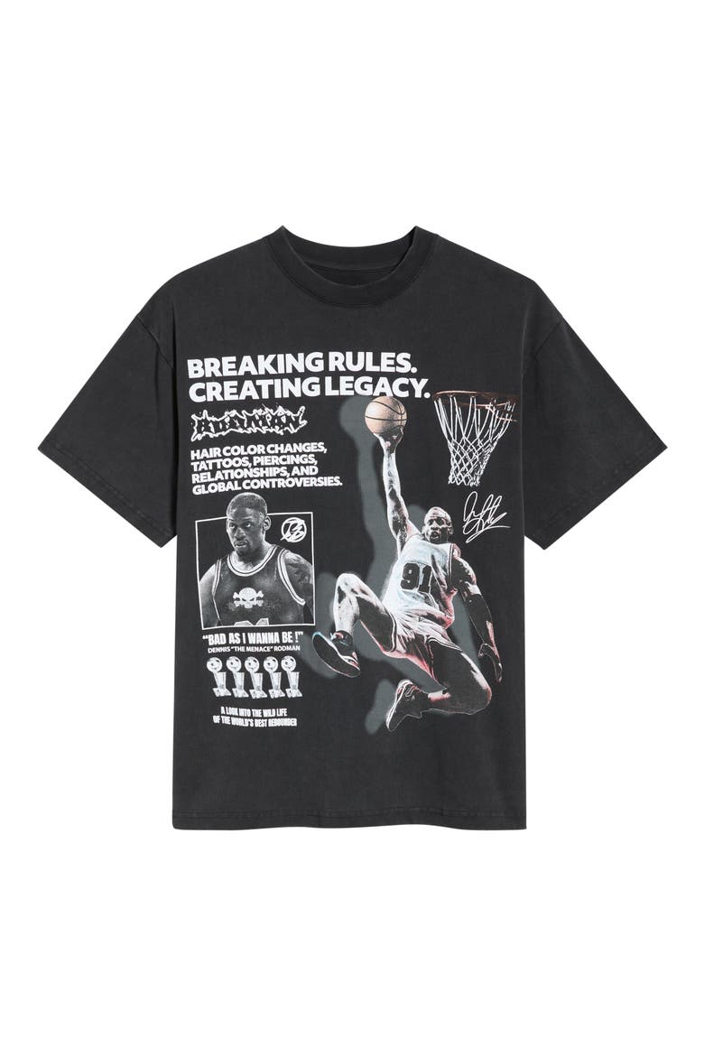 Rodman Creating Legacy Graphic T-Shirt, Alternate, color, WASHED BLACK