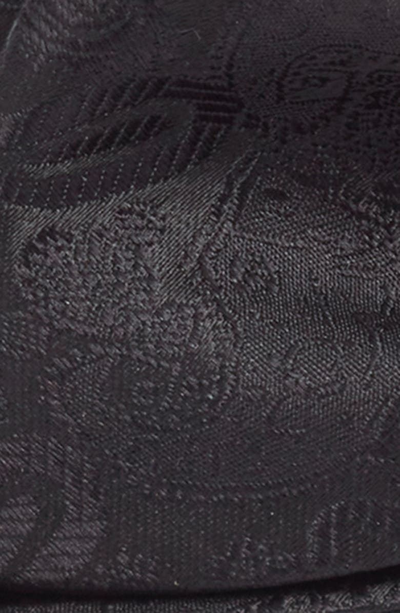 CLIFTON WILSON Paisley Silk Bow Tie, Alternate, color, Black