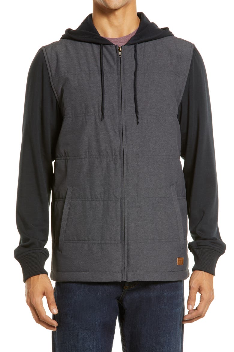 Scavenger Zip Hoodie, Alternate, color, HEATHER BLACK