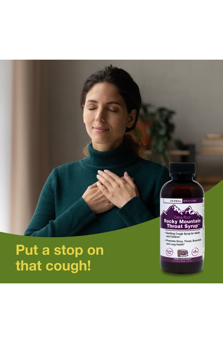 Trace Minerals Rocky Mountain Throat Syrup 4 oz., Alternate, color, NO COLOR