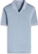 Bugatchi Tipped Johnny Collar Polo