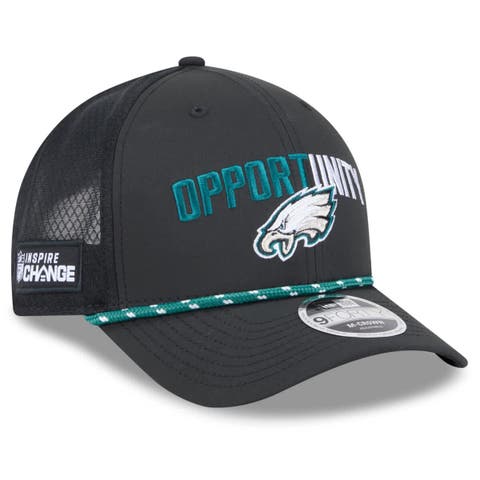 Men
s New Era Black Philadelphia Eagles 2025 Inspire Change 9FORTY M-Crown Adjustable Hat