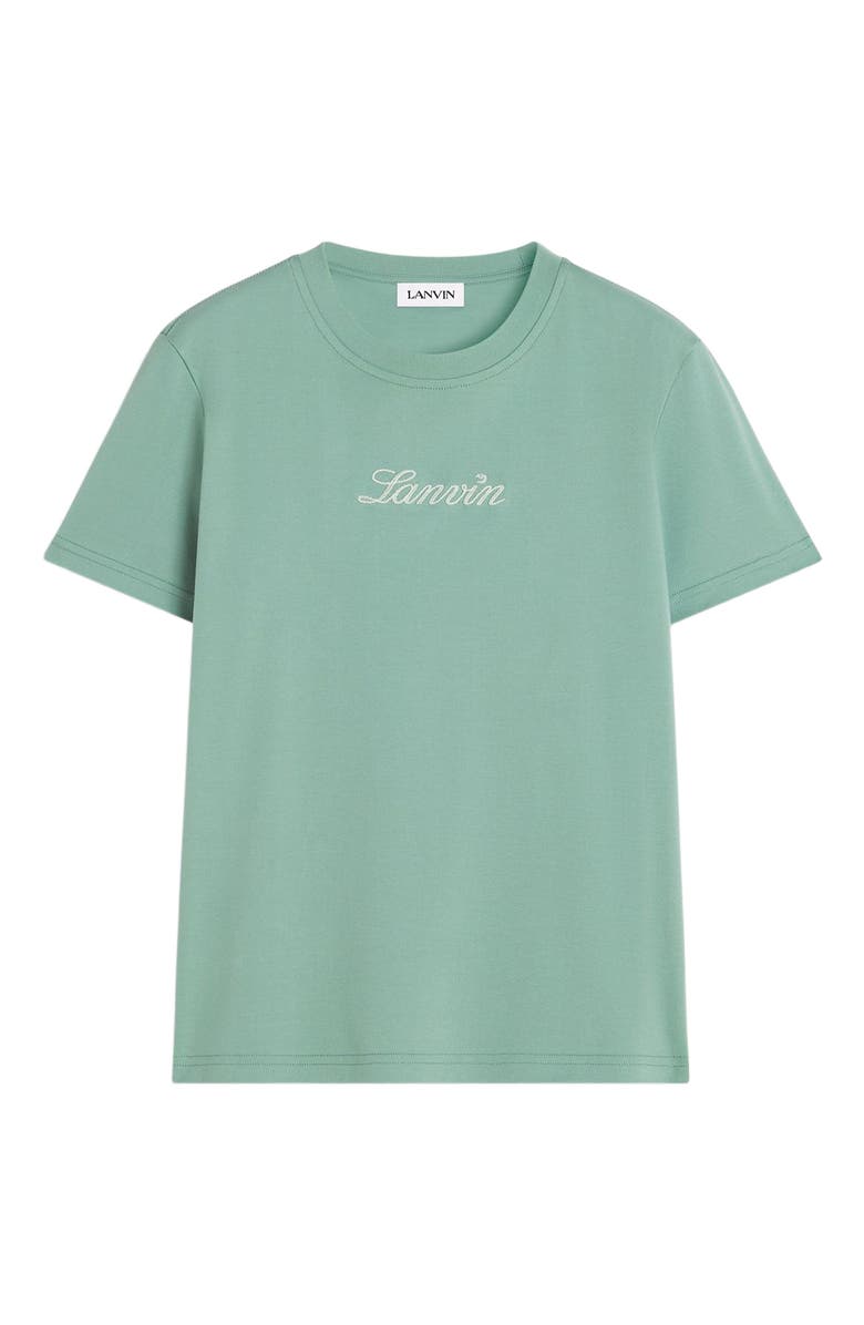 Lanvin EMBROIDERED T-SHIRT, Alternate, color, 