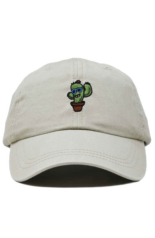 DALIX DALIX CACTUS EMBROIDERED CASUAL CAP 