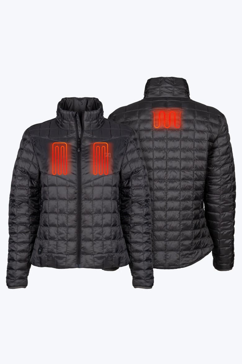 Women's Outrider Heated Jacket, Alternate, color, Dark Charcoal