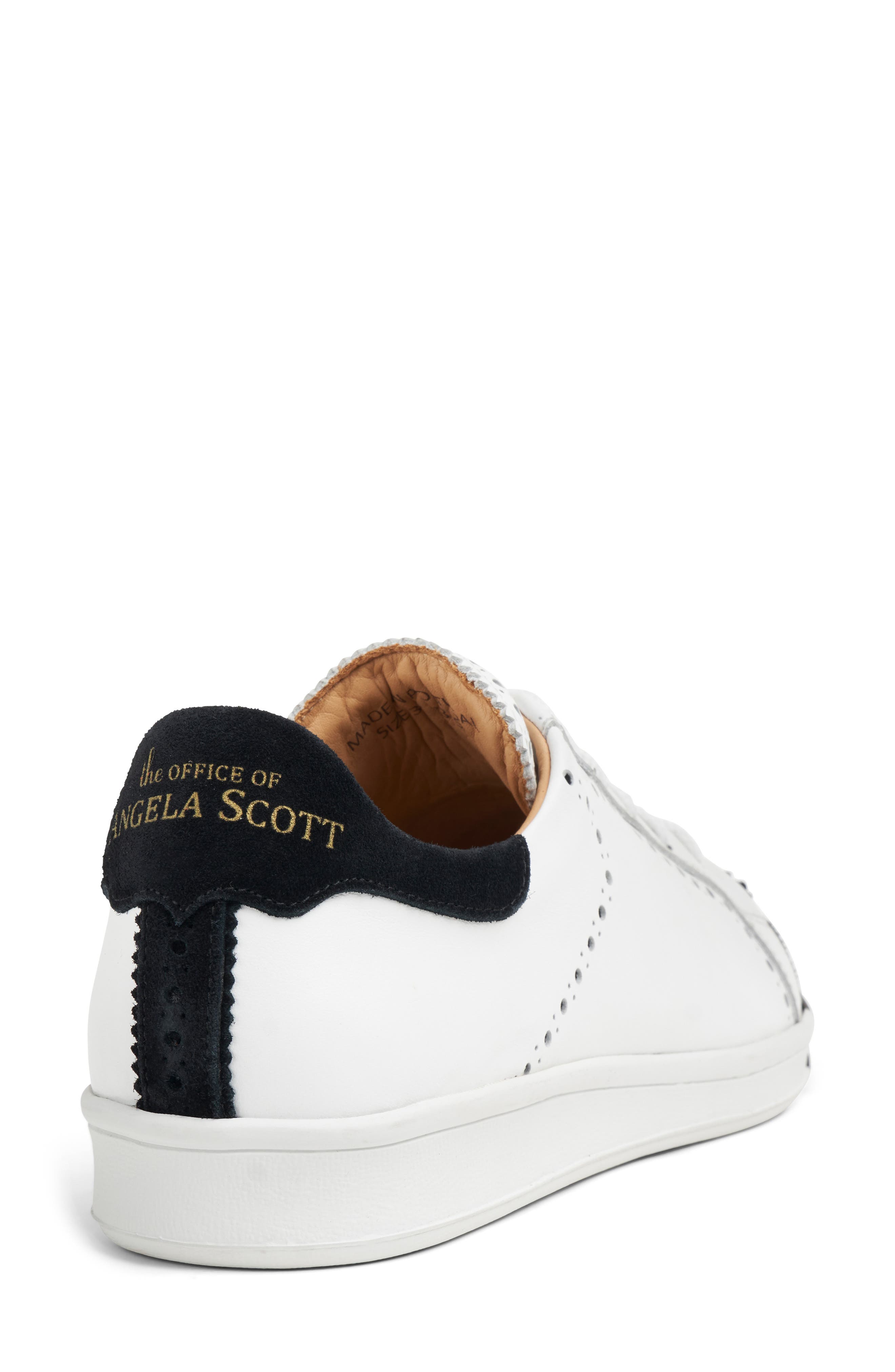 The Office of Angela Scott The Elliot Sneaker, Alternate, color, Black
