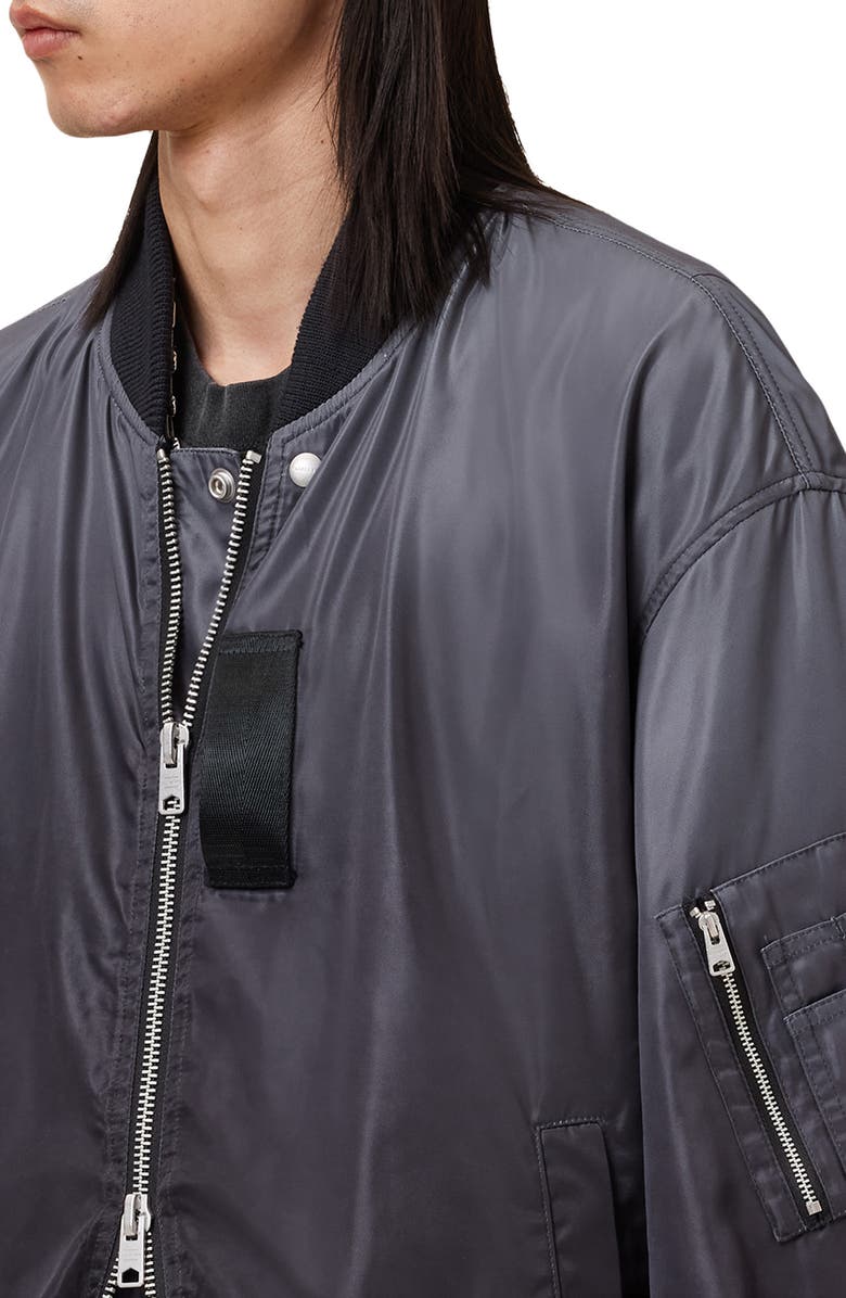 AllSaints Cascade Bomber Jacket, Alternate, color, 